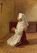 A praying Italian woman - Martinus Rørbye — artwork view