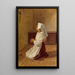 A praying Italian woman - Martinus Rørbye — framed artwork on a wall