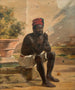 a seated Nubian Rome - Martinus Rørbye — artwork view
