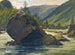 A glacial erratic in the rapids - Martinus Rørbye — artwork view