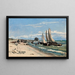 Beach at Skagen Vesterby - Martinus Rørbye — framed artwork on a wall