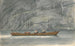Landscape painting of a fjord with a rowing boat Krøderen Norway - Martinus Rørbye — artwork view