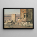Greek painters working in the ruins of the Acropolis - Martinus Rørbye — framed artwork on a wall