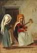 Domestic scene at Cervara - Martinus Rørbye — artwork view