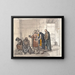 Job et ses amis - Martinus Rørbye — framed artwork on a wall