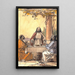 The Christ and the two disciples at Emmaus - Martinus Rørbye — framed artwork on a wall