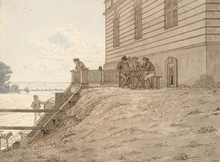 Partie à l'Ermitage avec vue sur la plage - Martinus Rørbye — artwork view
