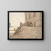 Partie à l'Ermitage avec vue sur la plage - Martinus Rørbye — framed artwork on a wall
