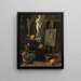 Portrait of the painter C. A. Lorentzen - Martinus Rørbye — framed artwork on a wall