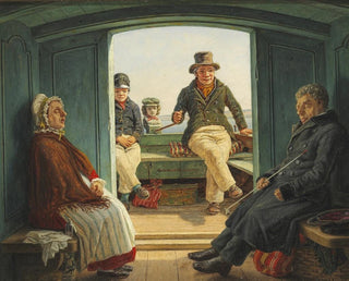 Scene of travel aboard a Dutch boat - Martinus Rørbye — artwork view