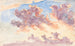 Study of Sky, A Sunset Sky - Martinus Rørbye — artwork view