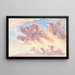 Study of Sky, A Sunset Sky - Martinus Rørbye — framed artwork on a wall