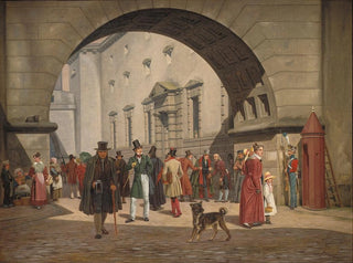 The Copenhagen Prison - Martinus Rørbye — artwork view