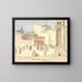 The square in front of BabiHmayan in Constantinople - Martinus Rørbye — framed artwork on a wall