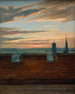 View of Copenhagen at Sunset - Martinus Rørbye — artwork view