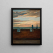 View of Copenhagen at Sunset - Martinus Rørbye — framed artwork on a wall