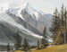 View of Chamonix-Mont-Blanc - Martinus Rørbye — artwork view