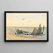 Wreck on the North Strand Beach, cast on May 9, 1832 - Martinus Rørbye — framed artwork on a wall