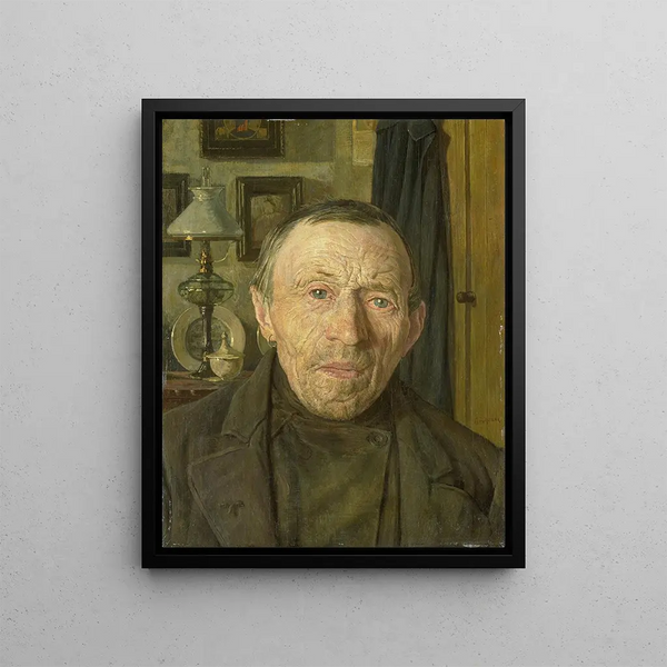 Farmer of Laren, North Holland - Martinus van Regteren Altena — framed artwork on a wall