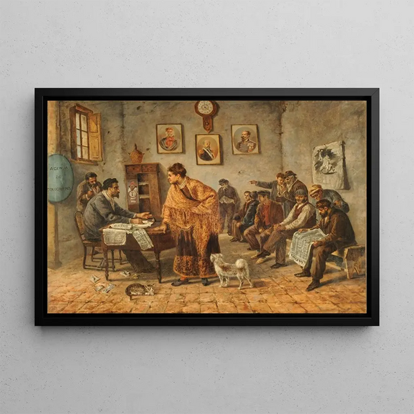 Agency of placement - Martín Boneo — framed artwork on a wall
