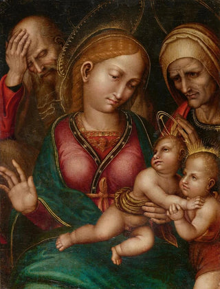 Martn Gmez The Elder - Holy Family With St John The Baptist And St Elizabeth.webp