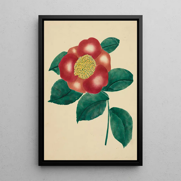 Chinese Flower Painting - Mary Altha Nims — framed artwork on a wall