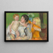 After the Bath - Mary Cassatt — framed artwork on a wall