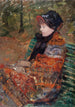 Autumn Painting, portrait of Lydia Cassatt - Mary Cassatt — artwork view