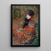 Autumn Painting, portrait of Lydia Cassatt - Mary Cassatt — framed artwork on a wall