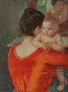 Baby Charles looks over his mother's shoulder - Mary Cassatt — artwork view