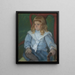 Boy with Golden Curls Painting of Harris Whittemore Jr B. A. 1918 - Mary Cassatt — framed artwork on a wall