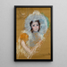 Bust of a Little Girl - Mary Cassatt — framed artwork on a wall