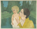 At the edge of the pond - Mary Cassatt — artwork view