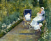Children in a Garden - Mary Cassatt — artwork view