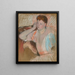 Clarisse Painting - Mary Cassatt — framed artwork on a wall