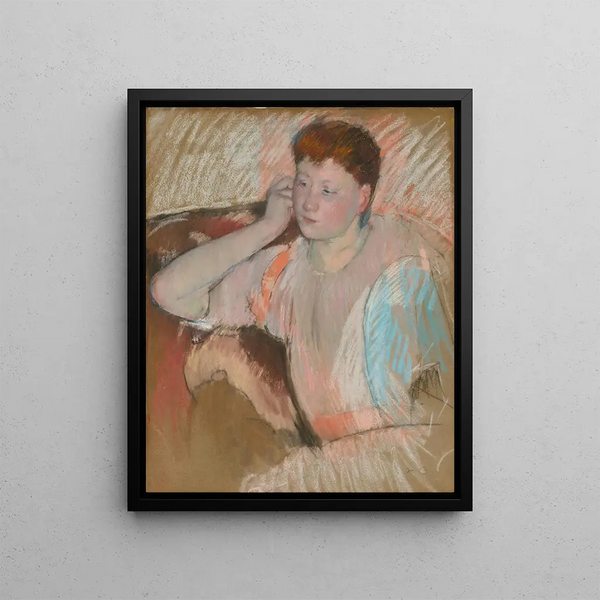 Clarisse Painting - Mary Cassatt — framed artwork on a wall