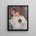 Denise at her Hairdresser - Mary Cassatt — framed artwork on a wall
