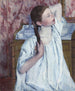 Girl arranging her hair - Mary Cassatt — artwork view