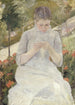 Girl in the Garden - Mary Cassatt — artwork view