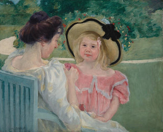 In the Garden - Mary Cassatt — artwork view