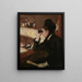 In the dressing room - Mary Cassatt — framed artwork on a wall