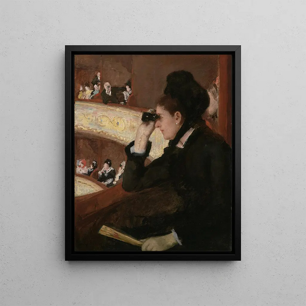 In the dressing room - Mary Cassatt — framed artwork on a wall