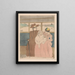 In the omnibus - Mary Cassatt — framed artwork on a wall