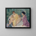 The bath - Mary Cassatt — framed artwork on a wall