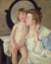 Mother and Child The Oval Mirror - Mary Cassatt — artwork view