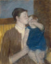 The Good Night Kiss of Mothers - Mary Cassatt — artwork view