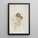 Kissing Mother - Mary Cassatt — framed artwork on a wall