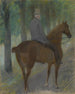 M. Robert S.. Cassatt on horseback - Mary Cassatt — artwork view