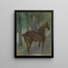 M. Robert S.. Cassatt on horseback - Mary Cassatt — framed artwork on a wall