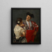 fering the panel to the bullfighter - Mary Cassatt — framed artwork on a wall